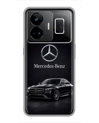 Чехол для Realme GT3 с картинкой «Mercedes — решетка радиатора»