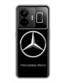 Чехол для Realme GT3 с картинкой «Mercedes Silver Logo»