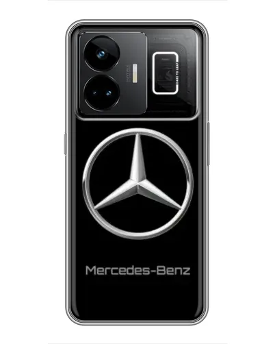 Чехол для Realme GT3 с картинкой «Mercedes Silver Logo»