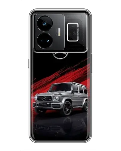 Чехол для Realme GT3 с картинкой «Mercedes G-Class красный»