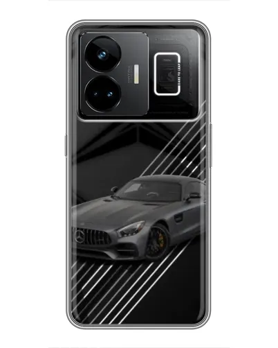 Чехол для Realme GT3 с картинкой «Mercedes AMG — графика»