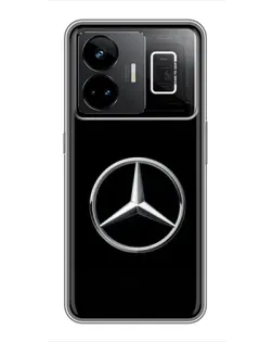 Чехол для Realme GT3 с картинкой «Mercedes классический лого»