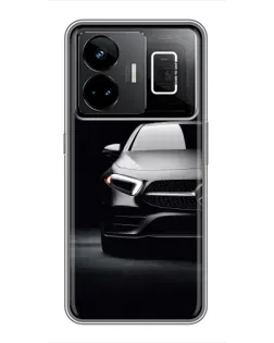 Чехол для Realme GT3 с картинкой «Свет фар Mercedes»