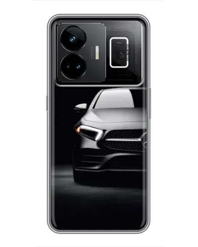 Чехол для Realme GT3 с картинкой «Свет фар Mercedes»