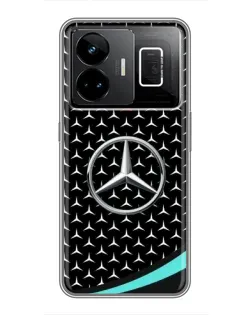 Чехол для Realme GT3 с картинкой «Mercedes — бирюзовый акцент»