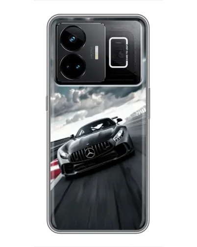 Чехол для Realme GT3 с картинкой «Гоночный Mercedes AMG»