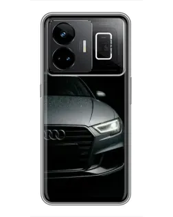 Чехол для Realme GT3 с картинкой «Audi — детализация кузова» Чехол для Realme GT3 с картинкой «Audi — детализация кузова»