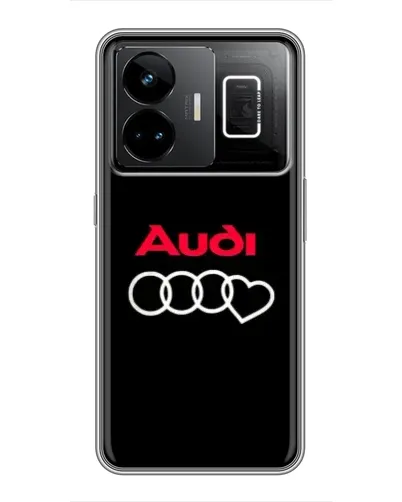 Чехол для Realme GT3 с картинкой «Логотип Audi Heart»