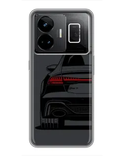 Чехол для Realme GT3 с картинкой «Задняя часть Audi — арт»