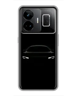 Чехол для Realme GT3 с картинкой «Взгляд Audi в темноте»