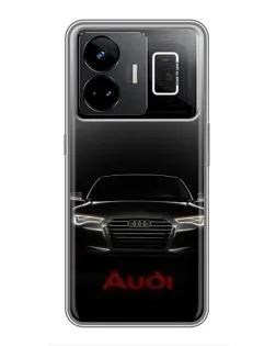Чехол для Realme GT3 с картинкой «Audi — градиентный контур»