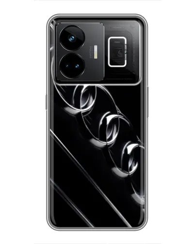 Чехол для Realme GT3 с картинкой «Audi — абстрактные кольца»