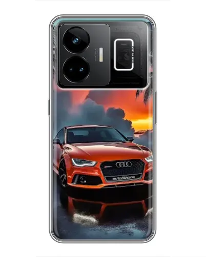 Чехол для Realme GT3 с картинкой «Audi — закат»
