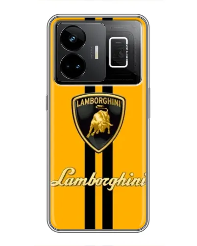 Чехол для Realme GT3 с картинкой «Lamborghini Stripe желтый» Чехол для Realme GT3 с картинкой «Lamborghini Stripe желтый»