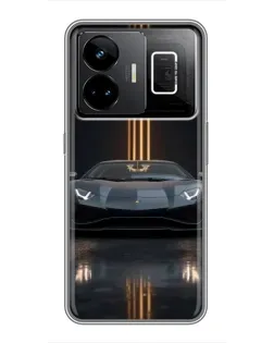 Чехол для Realme GT3 с картинкой «Lamborghini золотые линии» Чехол для Realme GT3 с картинкой «Lamborghini золотые линии»