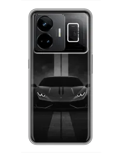 Чохол для Realme GT3 з картинкою «Lamborghini симетрія доріг»