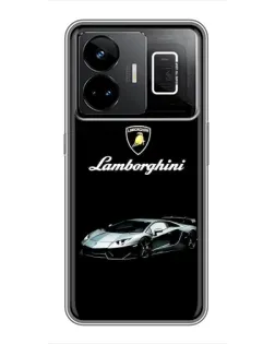 Чохол для Realme GT3 з картинкою «Логотип Lamborghini класика»
