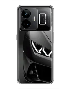 Чохол для Realme GT3 з картинкою «Lamborghini фари деталізація»