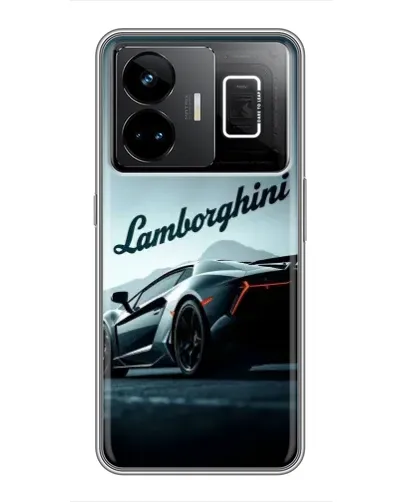 Чехол для Realme GT3 с картинкой «Классическая надпись Lamborghini» Чехол для Realme GT3 с картинкой «Классическая надпись Lamborghini»