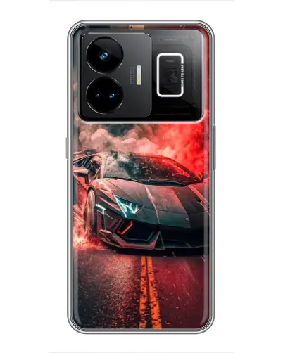Чехол для Realme GT3 с картинкой «Lamborghini красный дым» Чехол для Realme GT3 с картинкой «Lamborghini красный дым»
