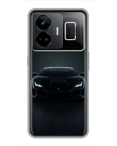 Чехол для Realme GT3 с картинкой «Черный Lamborghini Aventador» Чехол для Realme GT3 с картинкой «Черный Lamborghini Aventador»