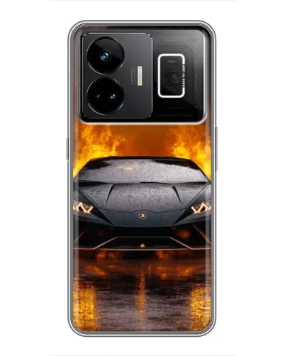 Чехол для Realme GT3 с картинкой «Lamborghini в огне» Чехол для Realme GT3 с картинкой «Lamborghini в огне»