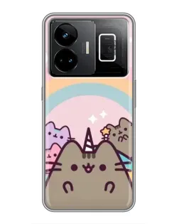 Чехол для Realme GT3 с картинкой «Единорог Pusheen» Чехол для Realme GT3 с картинкой «Единорог Pusheen»