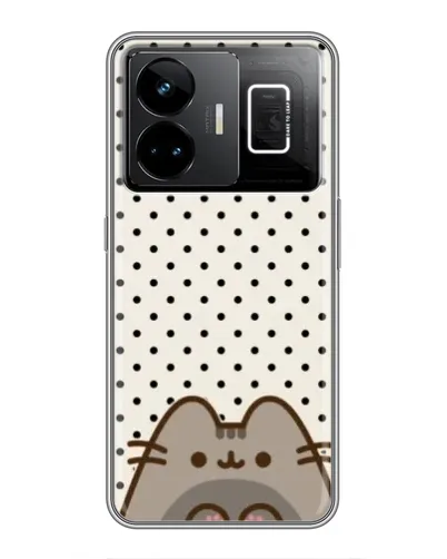 Чехол для Realme GT3 с картинкой «Пушин в горошек» Чехол для Realme GT3 с картинкой «Пушин в горошек»