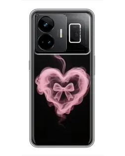 Чехол для Realme GT3 с картинкой «Дымчатое сердце»