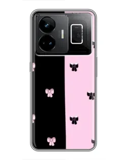 Чехол для Realme GT3 с картинкой «Контрастные банты»
