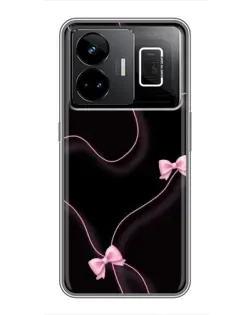 Чехол для Realme GT3 с картинкой «Розовые ленты»