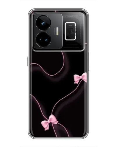 Чехол для Realme GT3 с картинкой «Розовые ленты»