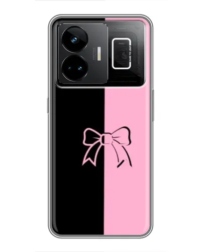 Чехол для Realme GT3 с картинкой «Половинки банта»