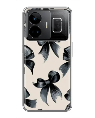 Чехол для Realme GT3 с картинкой «Банты Coquette»