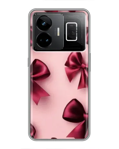 Чехол для Realme GT3 с картинкой «Бордовый атлас»