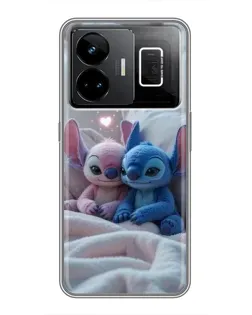 Чохол для Realme GT3 з картинкою «Плюшеві Стіч Ангел»