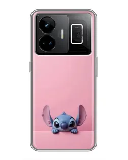 Чехол для Realme GT3 с картинкой «Stitch выглядывает» Чехол для Realme GT3 с картинкой «Stitch выглядывает»