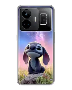 Чехол для Realme GT3 с картинкой «Стич на рассвете» Чехол для Realme GT3 с картинкой «Стич на рассвете»