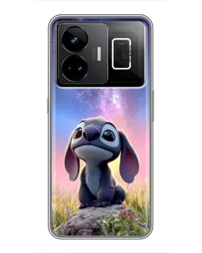 Чехол для Realme GT3 с картинкой «Стич на рассвете»