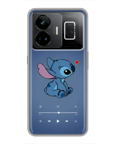 Чехол для Realme GT3 с картинкой «Музыкальный Stitch»