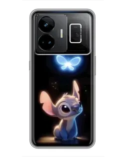 Чехол для Realme GT3 с картинкой «Сияющий Стич» Чехол для Realme GT3 с картинкой «Сияющий Стич»