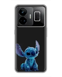Чохол для Realme GT3 з картинкою «Стіч на чорному»