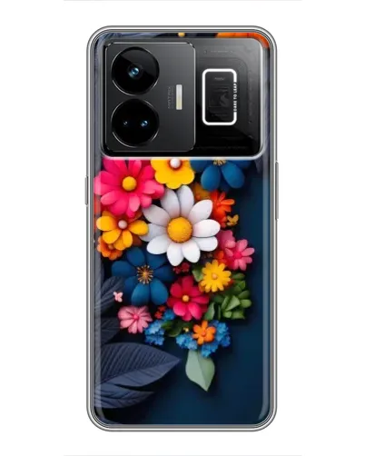 Чехол для Realme GT3 с картинкой «Цветочная феерия»
