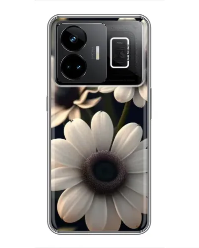 Чехол для Realme GT3 с картинкой «Белые маргаритки макро»