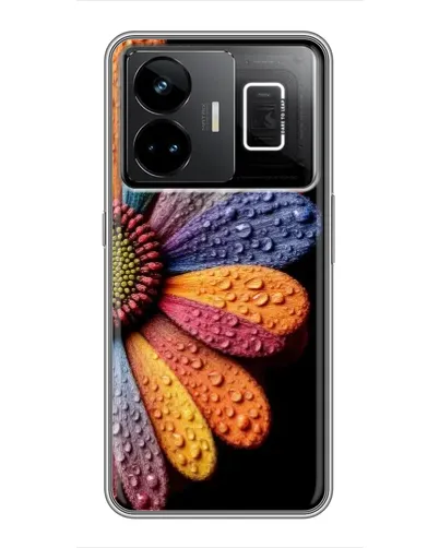 Чехол для Realme GT3 с картинкой «Радужный цветок»