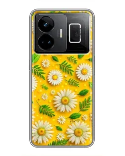 Чехол для Realme GT3 с картинкой «Ромашковое солнце»