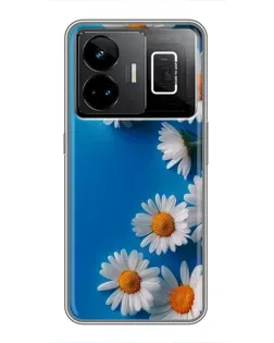 Чехол для Realme GT3 с картинкой «Белоснежные маргаритки»