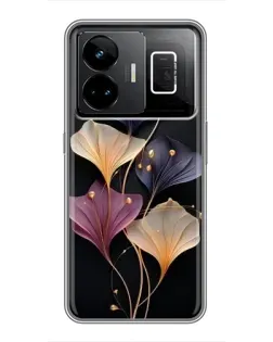 Чехол для Realme GT3 с картинкой «Лиловые цветы грации»