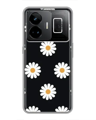 Чохол для Realme GT3 з картинкою «Ромашки на чорному» Чохол для Realme GT3 з картинкою «Ромашки на чорному»