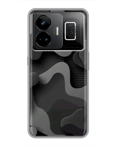 Чохол для Realme GT3 з картинкою «Темний абстрактний камуфляж»